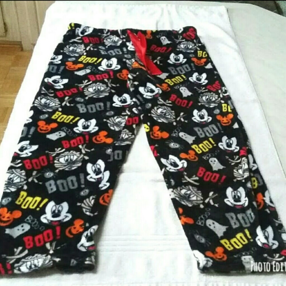 NWOT Large Disney Halloween pj bottoms